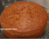 チョコレートとティークリームのケーキ作り方24写真