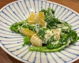 菜の花と八朔の昆布マヨ和え作り方3写真