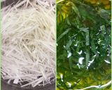 大根と大葉のサラダ♡納豆のせ♪作り方1写真