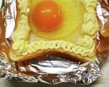 二刀流♡目玉焼き&トーストのコラボ作り方3写真