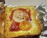二刀流♡目玉焼き&トーストのコラボ作り方5写真