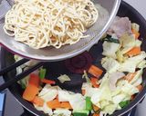 低糖質。豆腐干ロゼ焼きそば作り方3写真