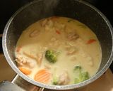 鶏肉とたっぷり野菜のクリーム煮作り方6写真