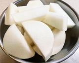 圧力鍋で簡単♡豚バラ軟骨と大根の煮物作り方3写真