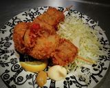 ヒレ&巻きバラ肉の串かつ❨@≧↺≦@)❩作り方3写真