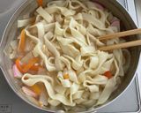 あったか♡きしめん煮込みうどん作り方5写真