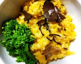 焼きメレンゲTKG　塩昆布＆黒トリュフ作り方4写真