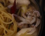 葱とヒイカの酒粕ペペロンチーノ作り方6写真