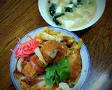 職場めしのカツ丼！❨(@≧↺≦@)❩wノ作り方8写真