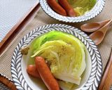 簡単・節約！芯まで柔らかキャベツスープ作り方5写真