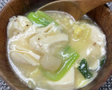 とろとろ豆腐と卵の中華風スープ作り方7写真