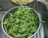 豆腐とこごみのお味噌汁作り方2写真