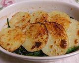 ほうれん草とじゃがミルクチーズ焼き作り方4写真