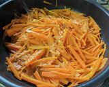 人参の甘味がギュ♡にんじんの味噌生姜炒め作り方4写真