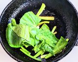小松菜の甘味噌油揚げピザ作り方6写真