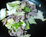 豚肉とキャベツのマヨ炒めミカン風味作り方3写真