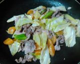 豚肉とキャベツのマヨ炒めミカン風味作り方4写真