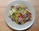 豚肉とキャベツのマヨ炒めミカン風味作り方5写真