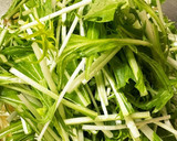 レンジで簡単副菜☆水菜とえのきのお浸し作り方2写真