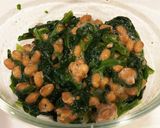 (保育園レシピ)ほうれん草と納豆の和物作り方3写真