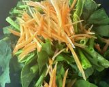 ほうれん草と玉子の簡単副菜作り方3写真