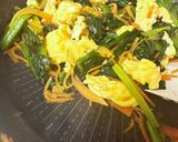 ほうれん草と玉子の簡単副菜作り方4写真