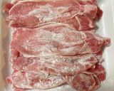 薄切り豚ロースのもっちり生姜焼き作り方1写真