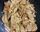 薄切り豚ロースのもっちり生姜焼き作り方5写真