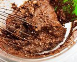 プリンリメイク　米粉ココアパンケーキ作り方9写真