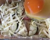 もち&サクっ!なすとハム、お餅のグラタン作り方4写真