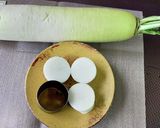 大根釜蟹あんかけ♪作り方1写真