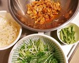 豚と水菜酢もやし和えサラダ作り方8写真