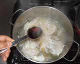 鶏手羽先スープ♪冬かぜに温まる漢方薬膳作り方4写真