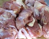 青さたっぷりの、鶏モモ肉のてんぷら作り方1写真