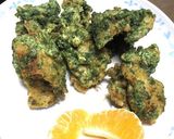 青さたっぷりの、鶏モモ肉のてんぷら作り方4写真