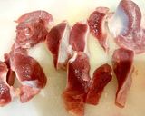 砂肝と大豆の甘辛炒め作り方1写真