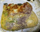 キャセロールで小麦粉ナシのお好み焼き作り方5写真