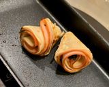 餃子の皮リメイク簡単・お弁当の一品に✿花作り方8写真