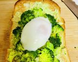 火を使わない温玉ベーコンオープンサンド作り方9写真