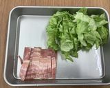 【大崎市】レタスのバター醤油炒め【食育】作り方1写真