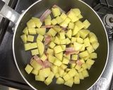 【大崎市】ポテトのチーズ煮【学校給食】作り方3写真