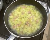 【大崎市】ポテトのチーズ煮【学校給食】作り方4写真