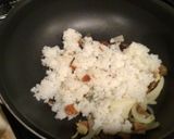 チーズと納豆のリゾット(残り物利用)作り方5写真