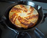 スキレットで簡単に！パリパリ羽根つき餃子作り方3写真