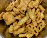 鶏肉と根菜の甘辛がらめ作り方7写真