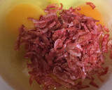 白だしで桜エビの卵焼き作り方1写真