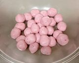 子供と一緒に♡いちご白玉ミルク♡ひな祭り作り方3写真