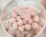 子供と一緒に♡いちご白玉ミルク♡ひな祭り作り方4写真
