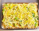 白海老と祝蕾のご飯ピザ作り方8写真