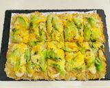 白海老と祝蕾のご飯ピザ作り方9写真